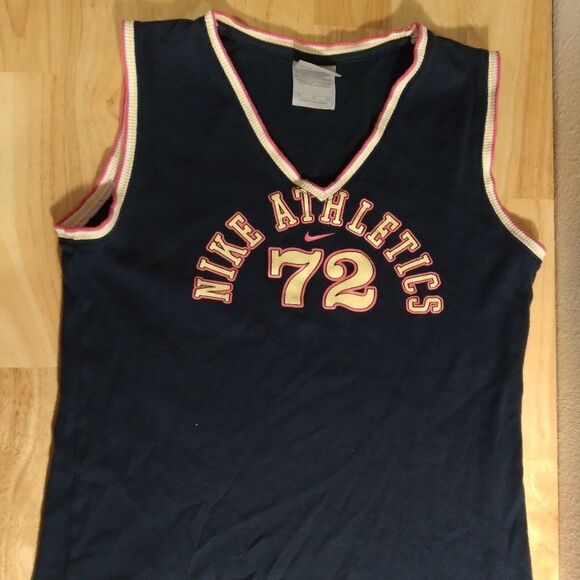 Vintage Nike Athletics 72 Logo Tank Top - Picture 1 of 7